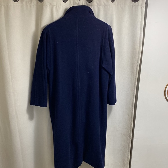 SCREEN by Jeanbert Vintage Long Navy Jacket Size 10 - Picture 5 of 5